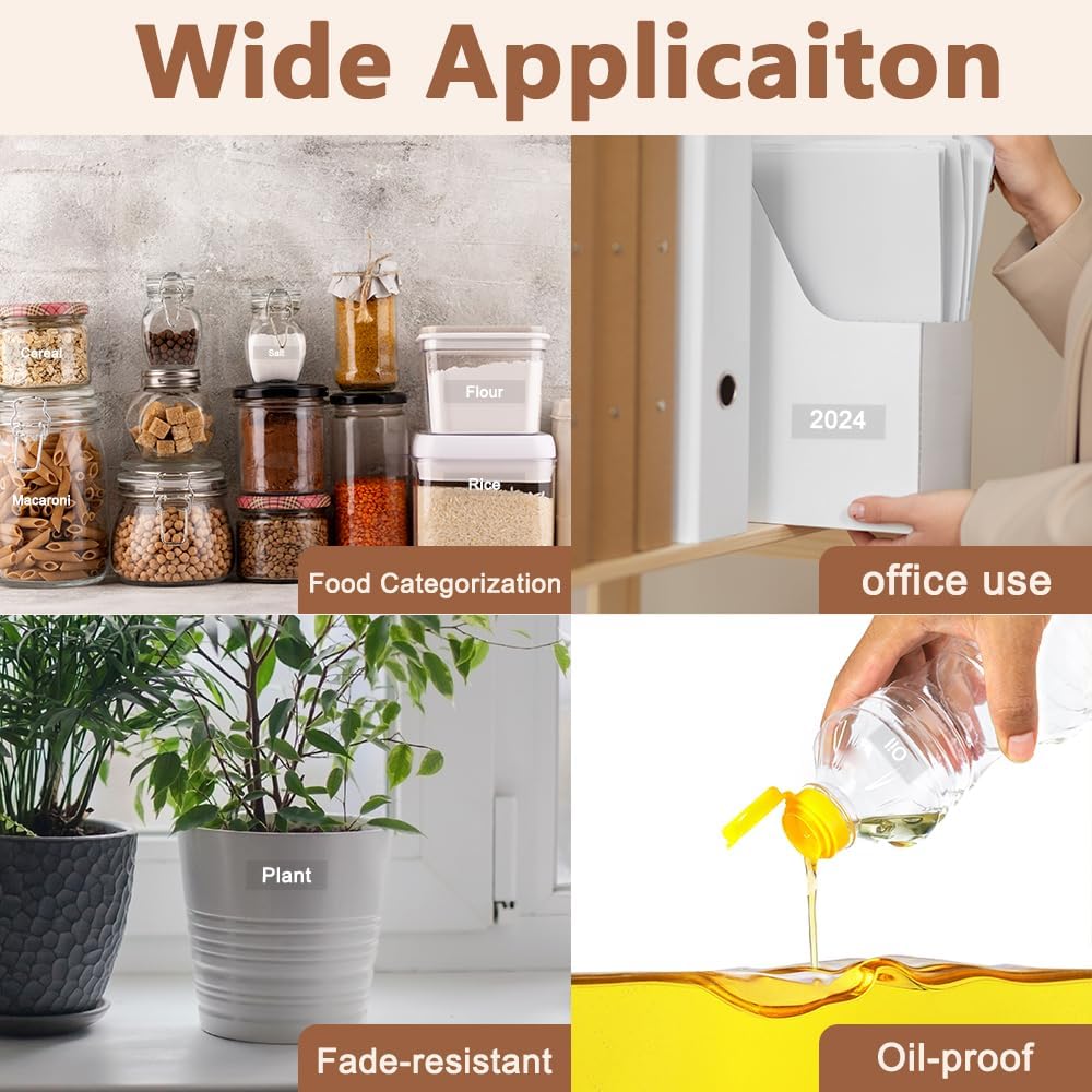 Hehua Tze Tz Tape 12mm 0.47 Laminated White on Clear Tape Compatible for Brother P-Touch Label Maker Tape TZe-135 TZe135 TZ-135 TZ135 for Ptouch PT D210 D220 D200 D610 H110, 1/2'' x 26.2ft, 3 Pack