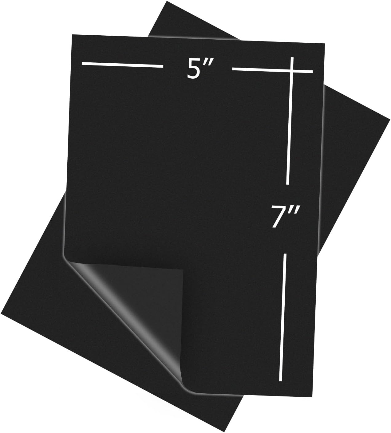 Plain Magnet Sheets,10PCS,5''x7''Flexible Rubber Magnetic Sheet,20Mil Non-Adhesive Magnetic Sheet for Die Storage,Business Dignage,Car,Sticker,Craft Product,Souvenir,Refrigerator Sticker