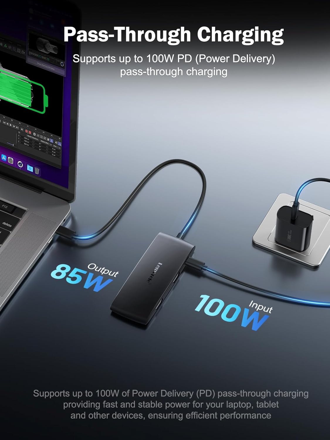 Lemorele Docking Station Dual Monitor 4K 60Hz, 7 in 1 USB C Dongle Multiport Hub Adapter w/2 HDMI + 1 USB 3.0+ 3 USB 2.0+ 1 PD 100W, for MacBook/Dell/HP/Lenovo ThinkPad Type-C Laptop