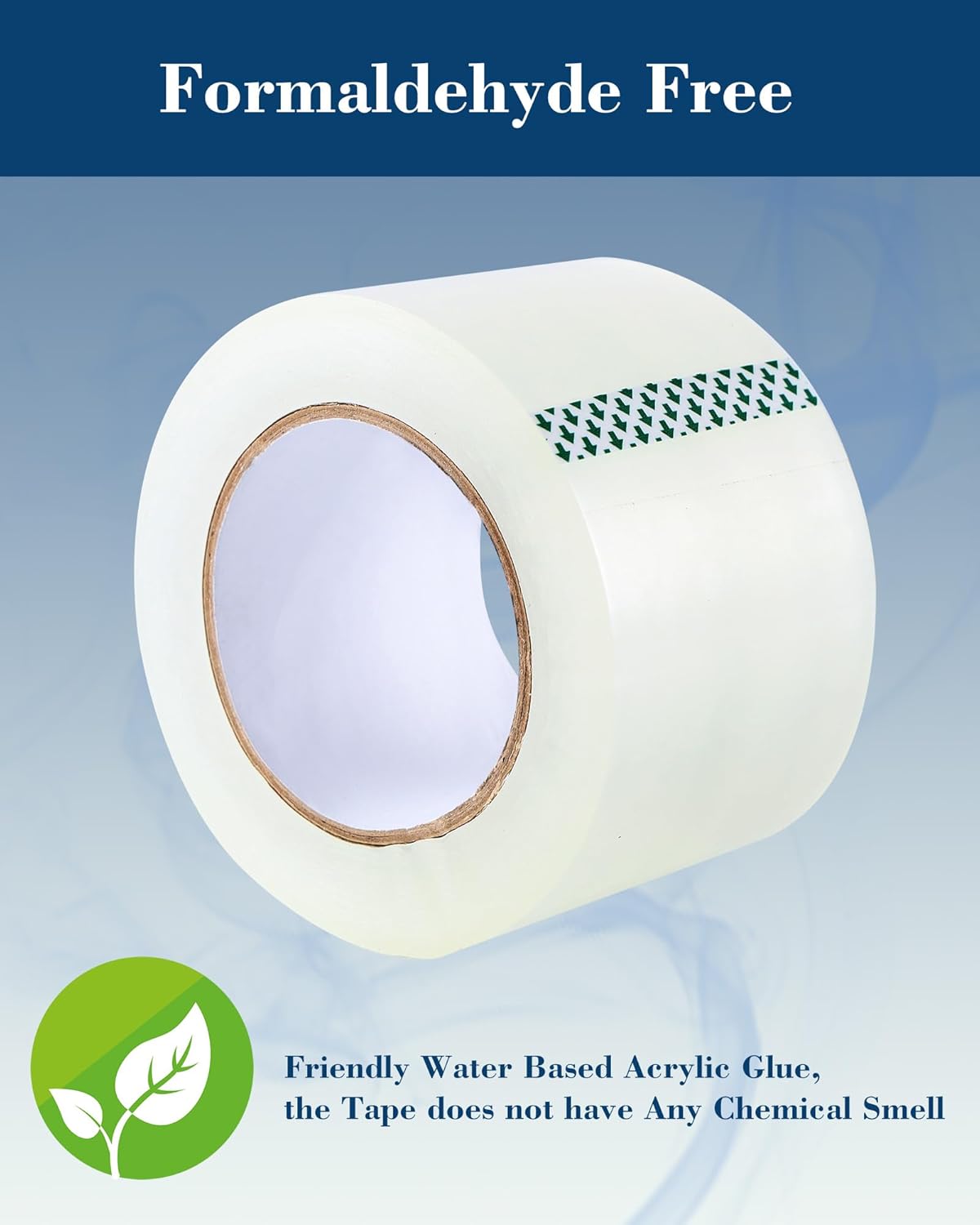 Lichamp Heavy Duty Packing Tape 12 Rolls, Wide Packaging Tape, 3 in. x 90 Yd., 3 Mil Thick, Clear, Commercial Grade Carton Packaging Tape Refills, Shipping, Mailing, Moving Supplies & Storage