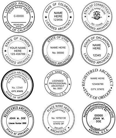 ExcelMark Self Inking Professional Stamp - Engineer / Architect