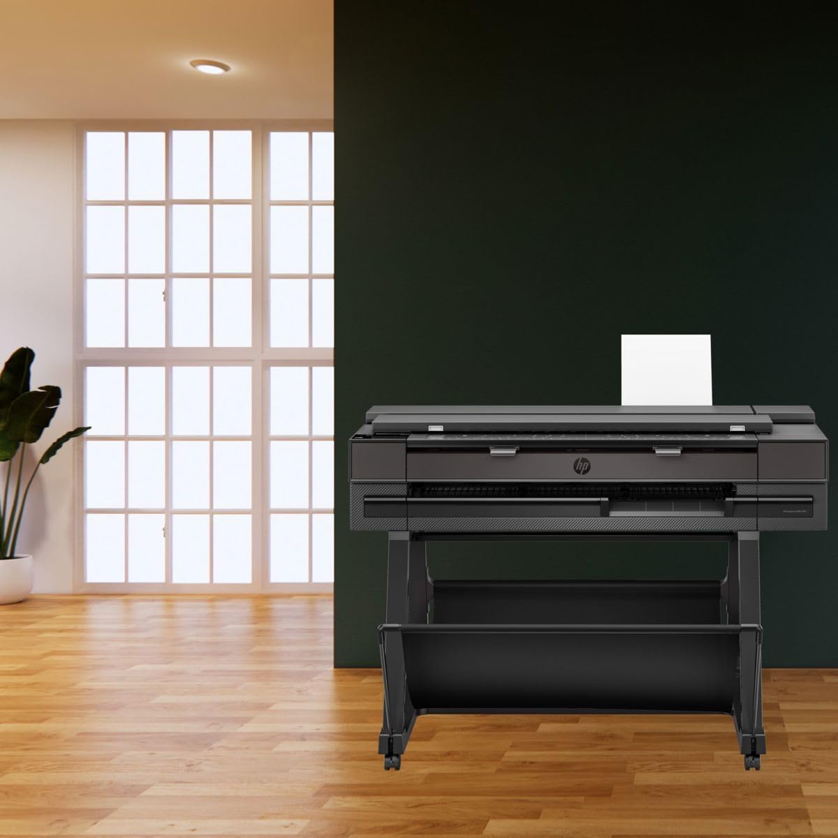 HP DesignJet T850 Large Format 36-inch Color Multi-Function Plotter Printer, Includes 2-Year Warranty Care Pack (2Y9H2H)