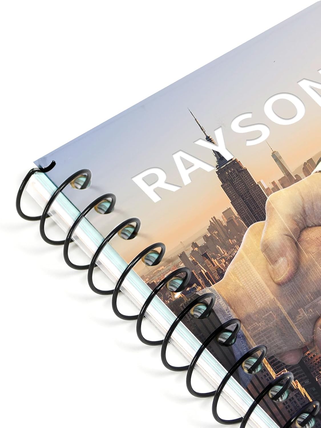 RAYSON 31.8mm Spiral Wire Coil Binding, 3:1 Pitch, 1-1/4" Metal Coils Binding 280 Sheets Capacity, Black Color & Pack of 50