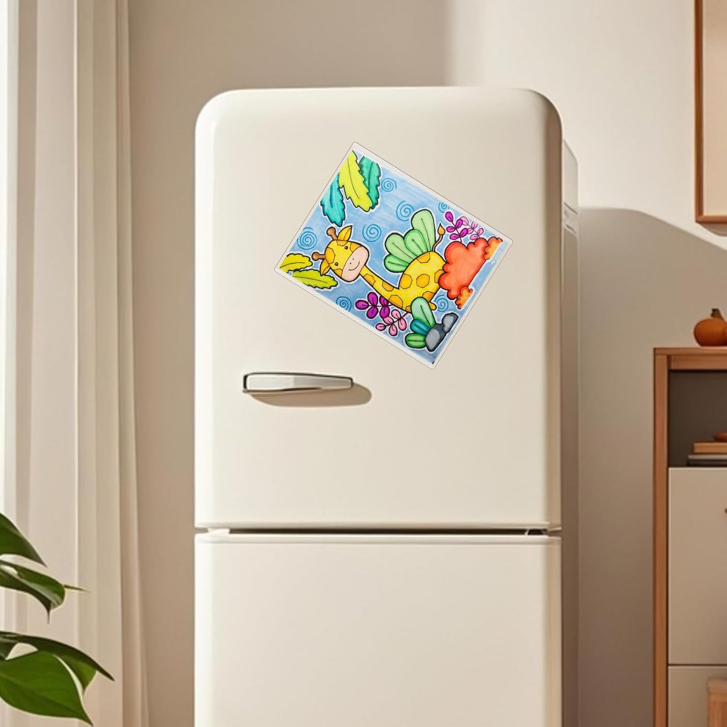 Transparent Sleeves 8.5x11 for Document Paper,Rigid Plastic Information Holders Accommodates 8x10 6PCS,Adhesive Magnet Sheet Included