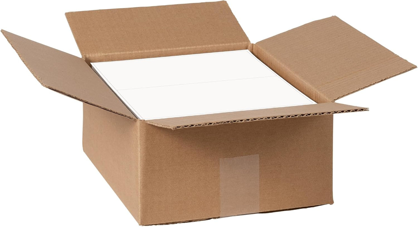 Avery Half-Sheet Printable Shipping Labels, 5.5" x 8.5" Customizable Stickers, White, 1,000 Blank Mailing Labels for Laser Printers, Great for Mailing, Shipping, Organizing, and More (95900)