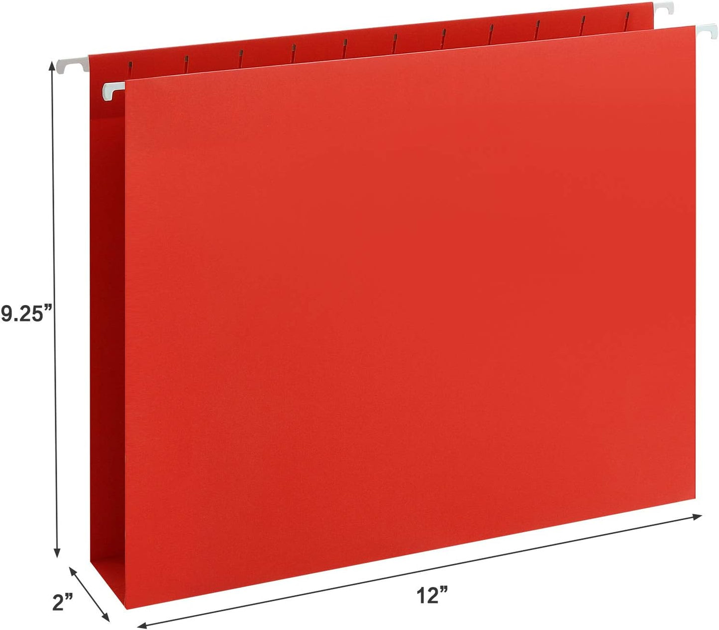 HERKKA Extra Capacity Hanging File Folders, 30 Pack Reinforced Letter Size Hanging Folders with Heavy Duty 2 Inch Expansion, Designed for Bulky Files, Medical Charts, Assorted Colors