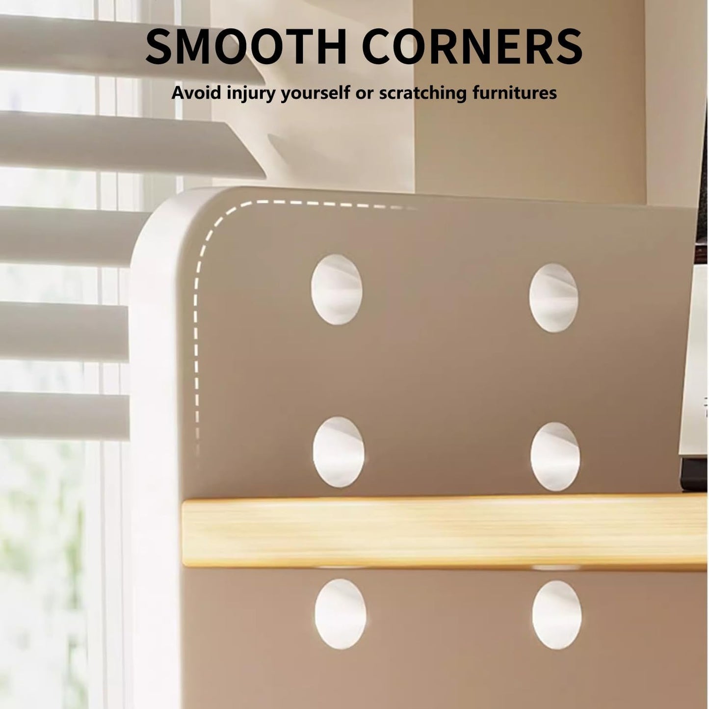 Wood Desk Shelf Organizer, 2 Tier Desktop Bookshelf for Home and Office Supply, Wooden Desktop Organizer with Pegboard Design, Adjustable Display Shelf for Computer Desk