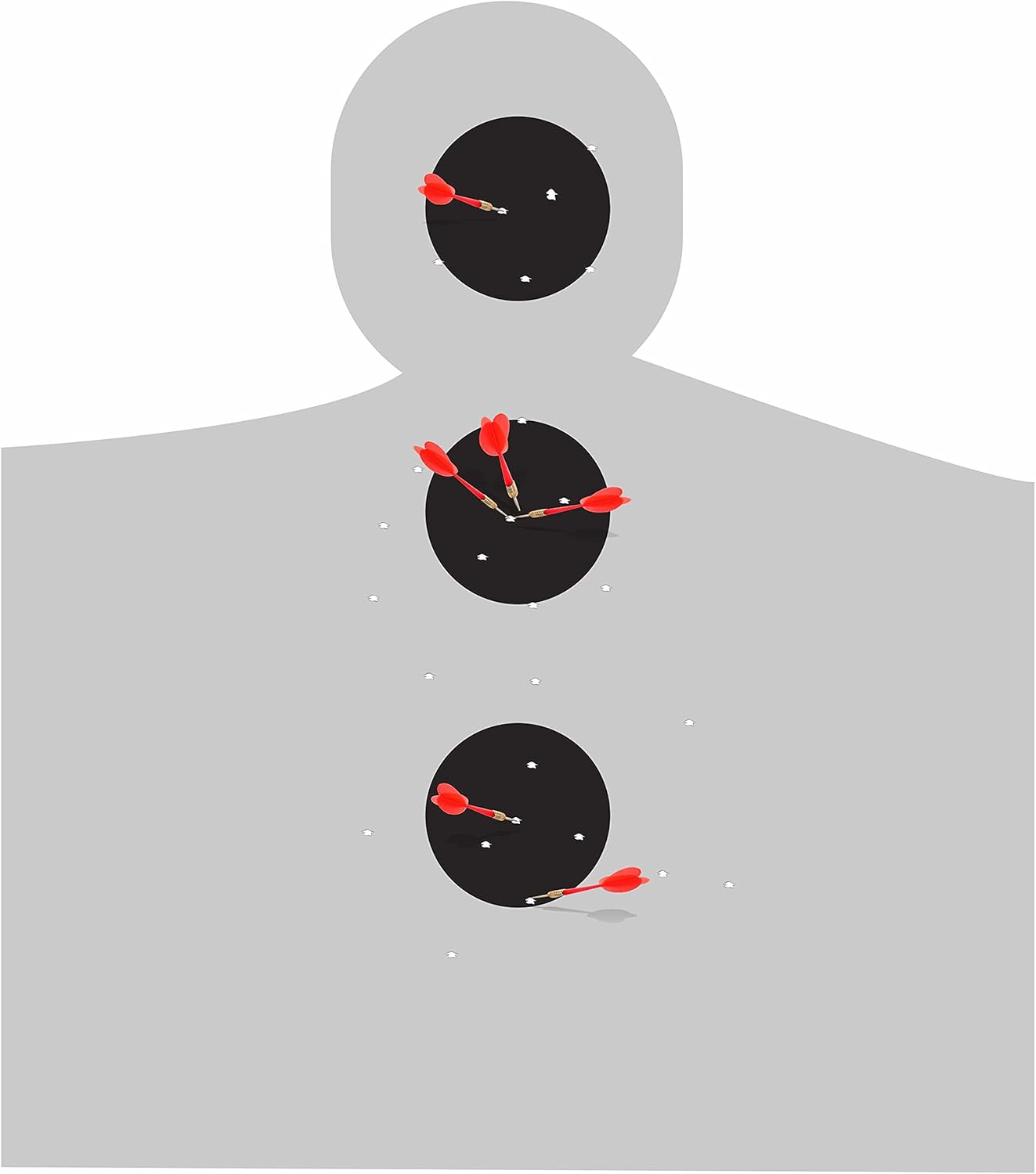 PARLAIM 3 Inch Round Color-Code Dot Stickers, 500 Color Coding Circle Labels per Roll Dispenser Box for Inventory, Black