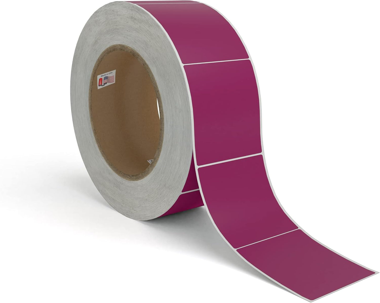 Kenco Color Coding 3 X 5 Rectangle Labels, Inventory Control Stickers 500 Labels Per Roll, Made in The USA (Purple)