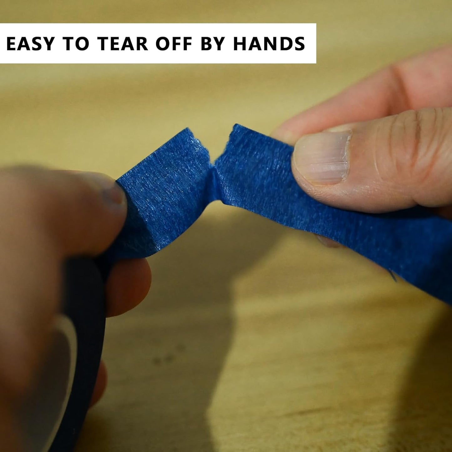 SWRT 2 Inch x 55 Yards x 12 Rolls (660 Total Yards) Premium Blue Painters Tape - Masking Tape, Paint Tape, Multi-Surface Blue Tape for Painting, No Residue, Easy Removal, Decorating, Trim, Crafts