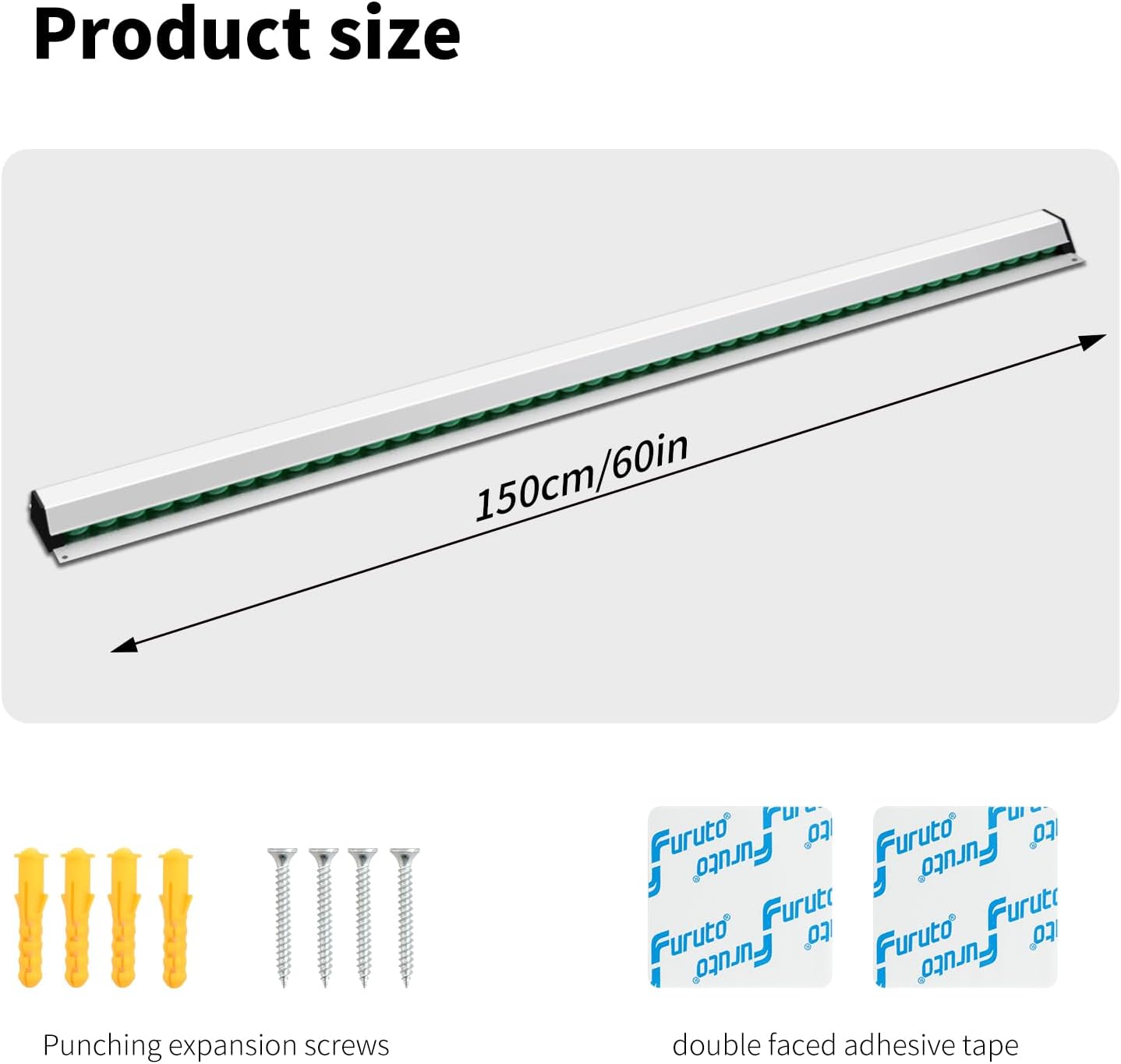 Irenare Ticket Holder - 60 Inch, 2 Pcs Restaurant Order Display Rack