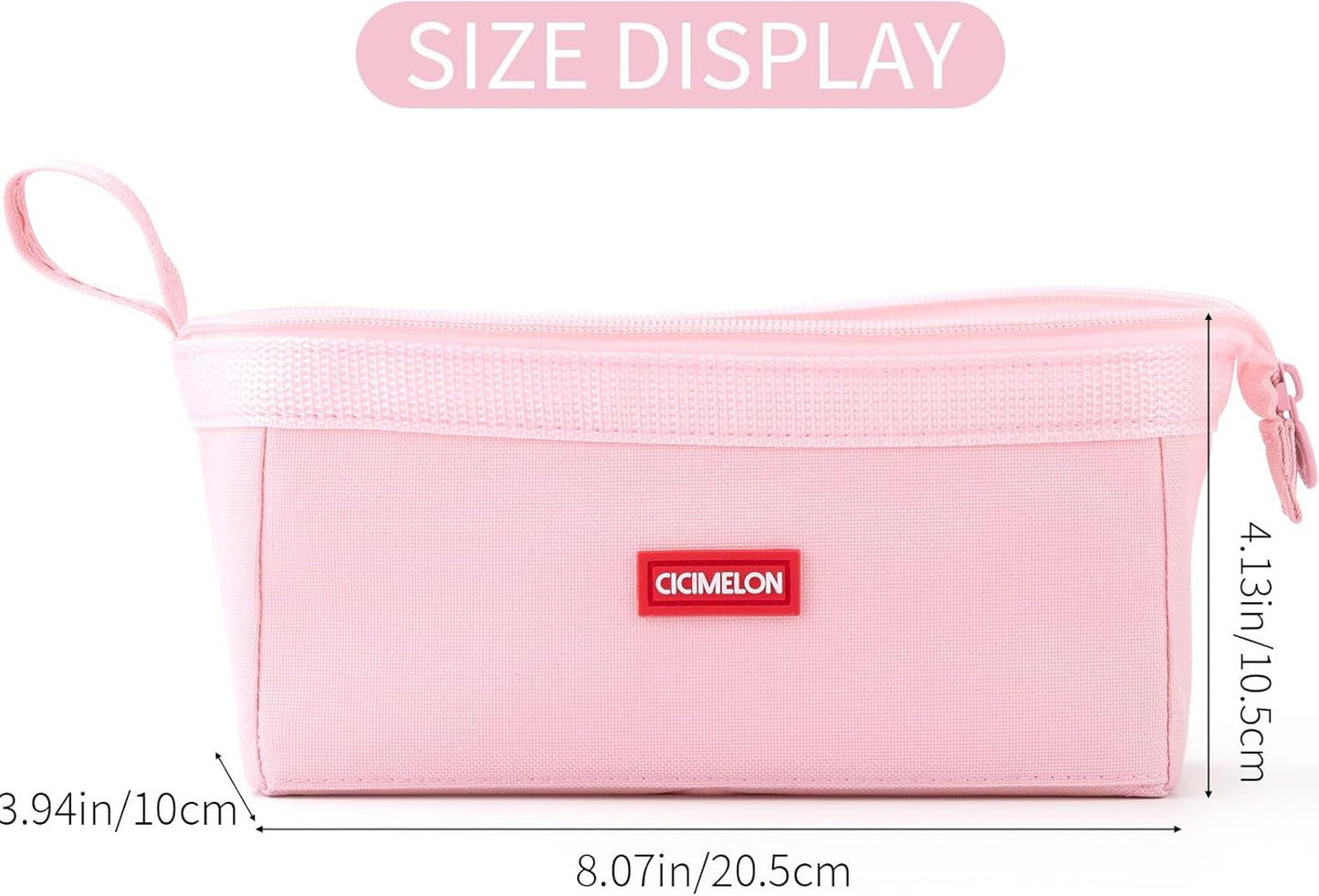 CICIMELON Pencil Case Large Capacity Pencil Pouch Pen Bag for School Teen Girl Boy Men Women