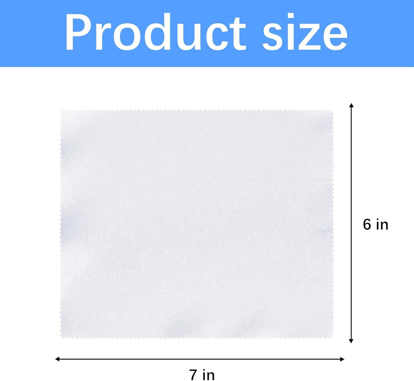 80 Pack Microfiber Cleaning Cloth for Glasses (6"x7"), Lens Cleaner Cloth Microfiber Eye Glasses Clean Cloths for Eyeglasses, Camera Lens, Sunglasses, TV Screens, Cell Phones and Laptops