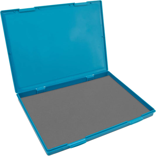MaxMark Extra Large Gray Ink Stamp Pad - 8.25" x 11.5" - Industrial Felt Pad - Gray Color