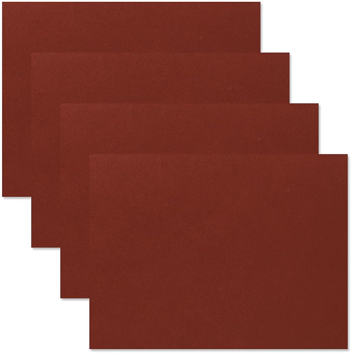 Plain Burgundy Certificate Folders - Pack of 25, Linen Cover 80 lb. Stock, Folded, Die-Cut Corners, for Office, Business Awards, Graduation, School Diploma Holder, 9-1/2"" x 12""