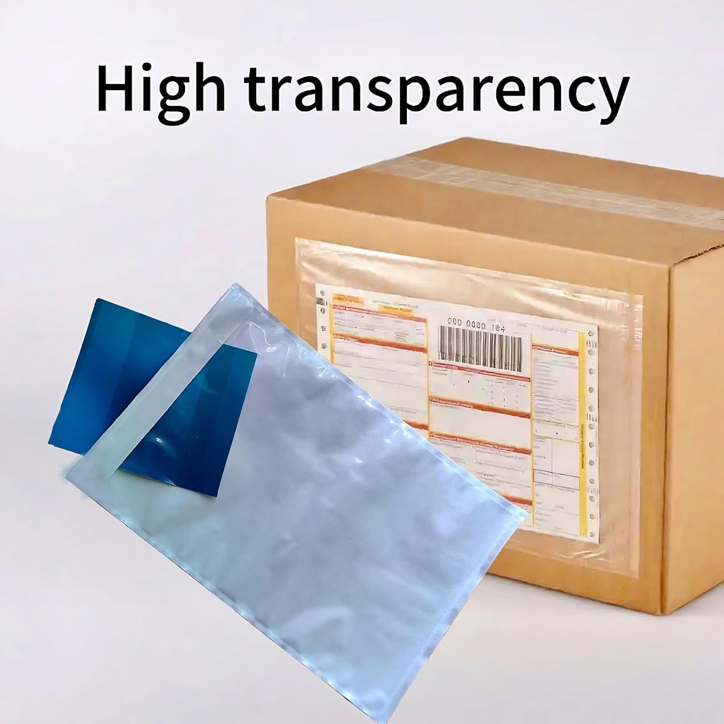 1000PCS 6.7" x 10" Self-Adhesive Packing Slip Pouches, Clear Packing List Envelopes, Plastic Waterproof Shipping Pouch Enclosed Envelopes Envelope for Packing Mailing Labels Slip/Invoice/Sleeves