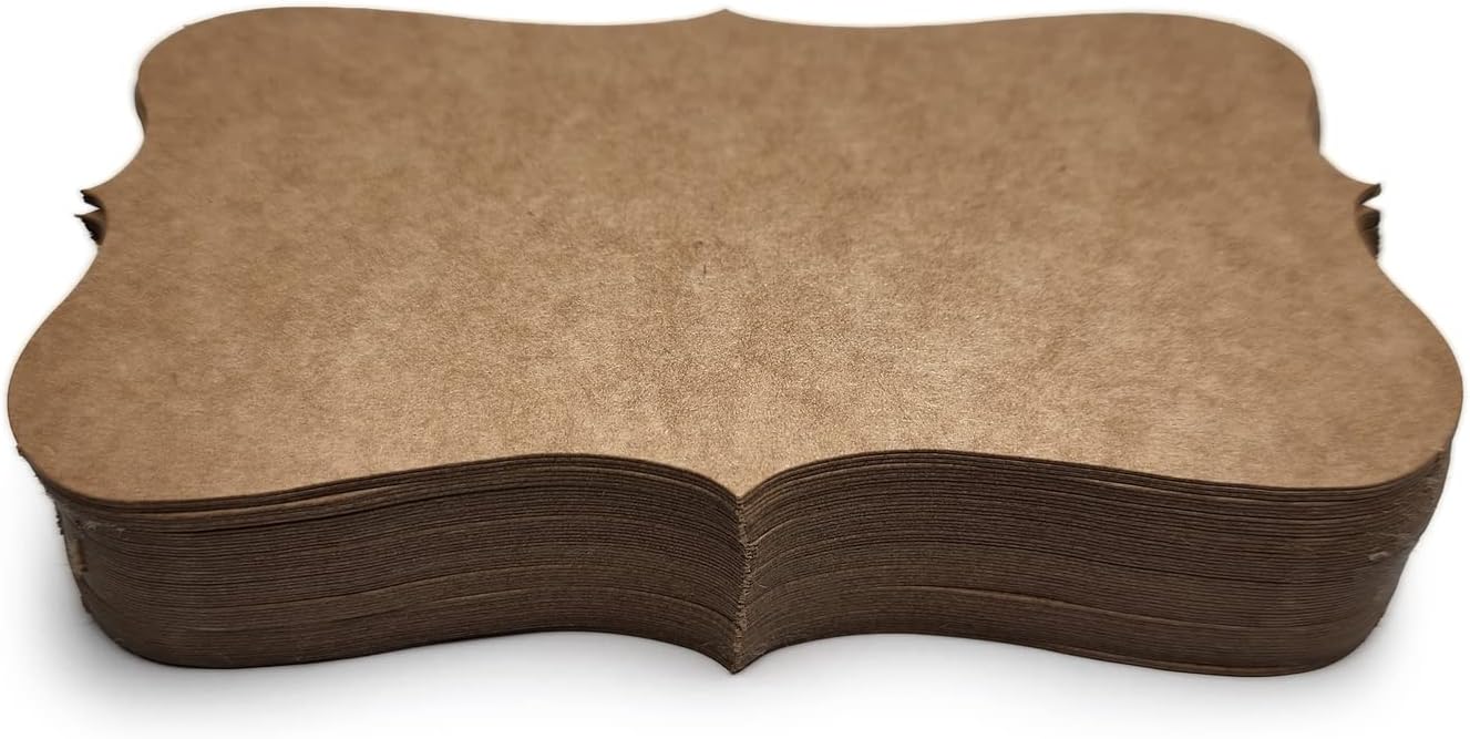 PPAPPAPPIYO 3x5 index card/Set of 50 Blank index cards 337gsm (KRAFT)