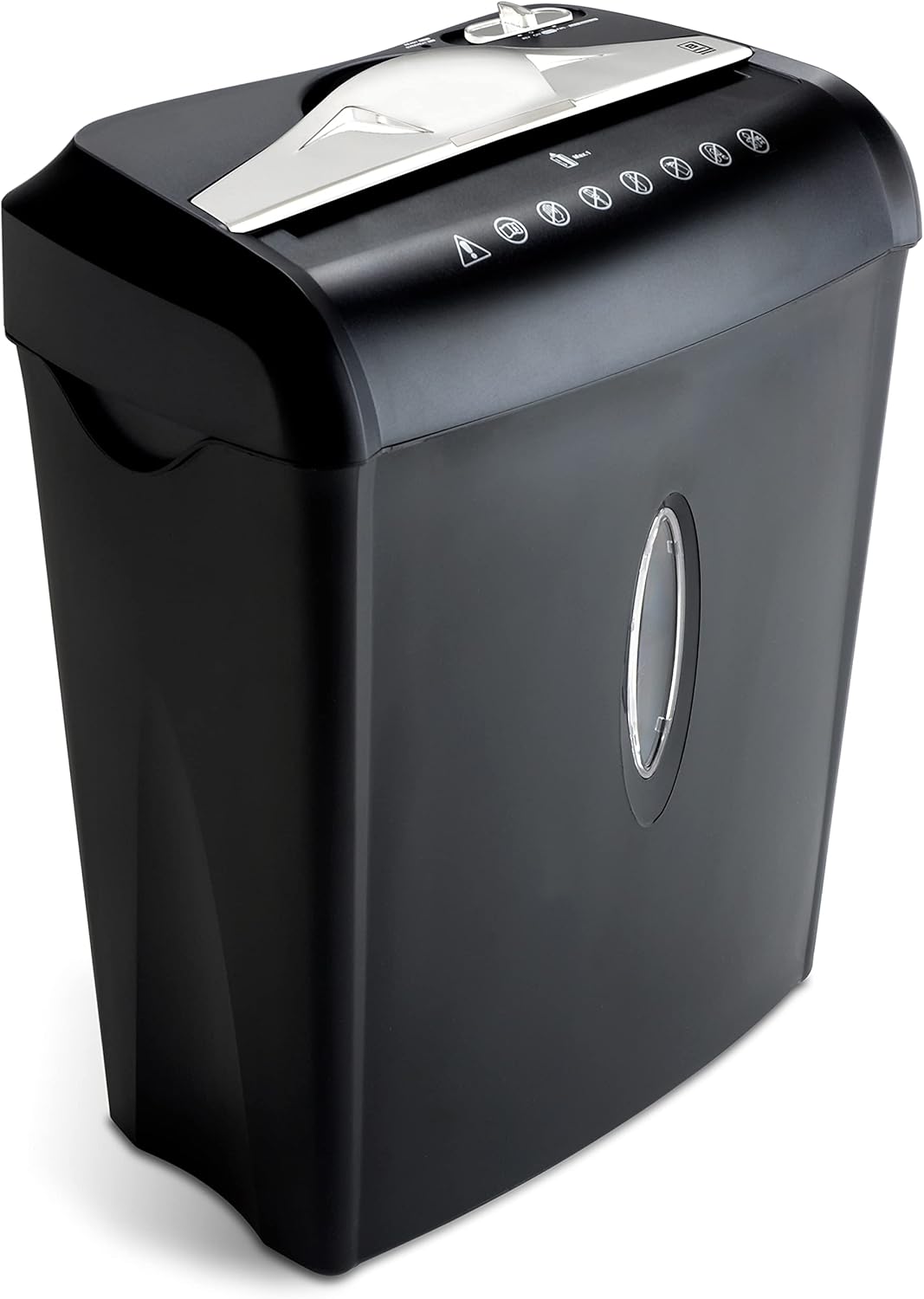 Aurora High Security Paper and Credit Card Shredder with 3.7-Gallon Wastebasket, 8-Sheet Cross-Cut with Basket