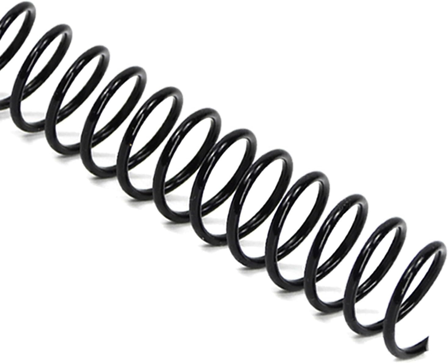 Rayson 7.9mm Plastic Spiral Coil Binding 3:1 Pitch, 5/16inch, 40 Sheets Capacity Black Coil Binding Spines - Versatile for Office and Educational Tasks, Pack of 100