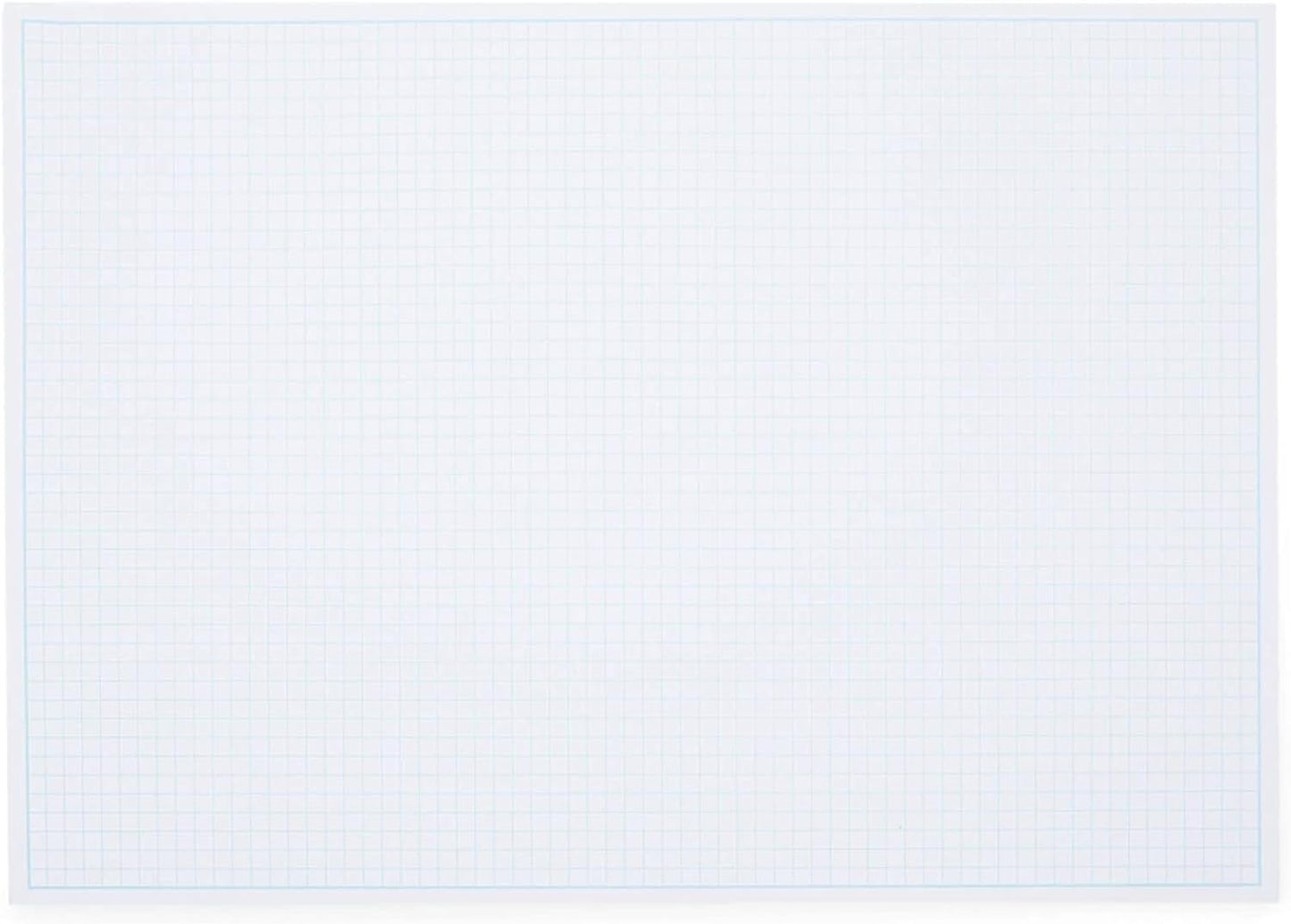 Stockroom Plus Desk Blotter Graph Paper Pad - 17 x 12 in, 50-Sheet White Refillable Desk Pad Mat - Large Notepad for Sketching, Notes & Doodles