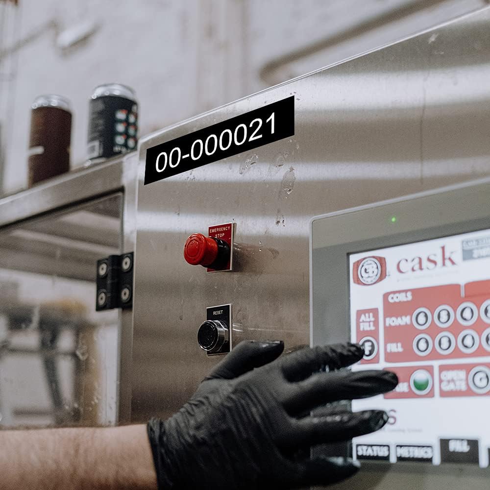 Label KINGDOM TZe-355 24mm Black Label Tape Replacement for Brother TZe355 1 Inch White on Black TZe Tape 0.94 Compatible with Brother P Touch 24mm Tape for PTD600 PTP710BT PTP700 PT2730, 3-Pack