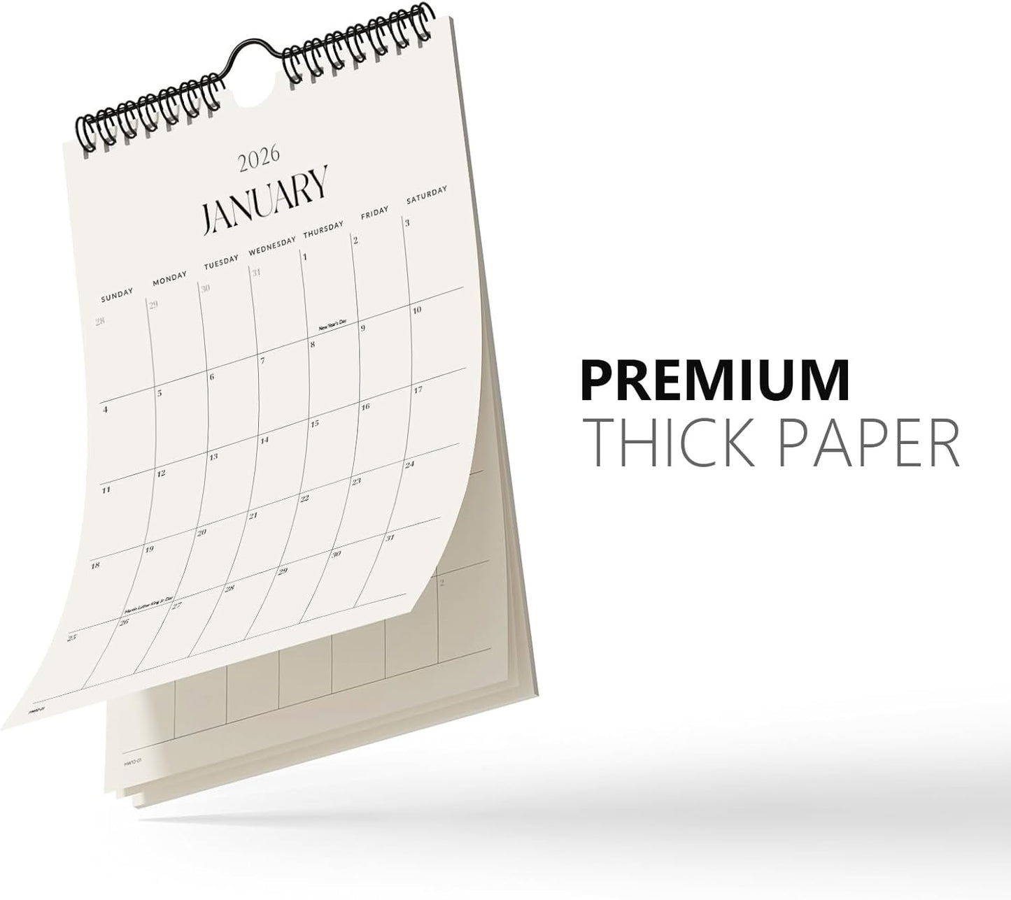 Jotsome Small Calendar 2025-2026, Monthly Mini Calendar From Now to December 2026 Small 6x9 inch for Home and Office, Easy Planning