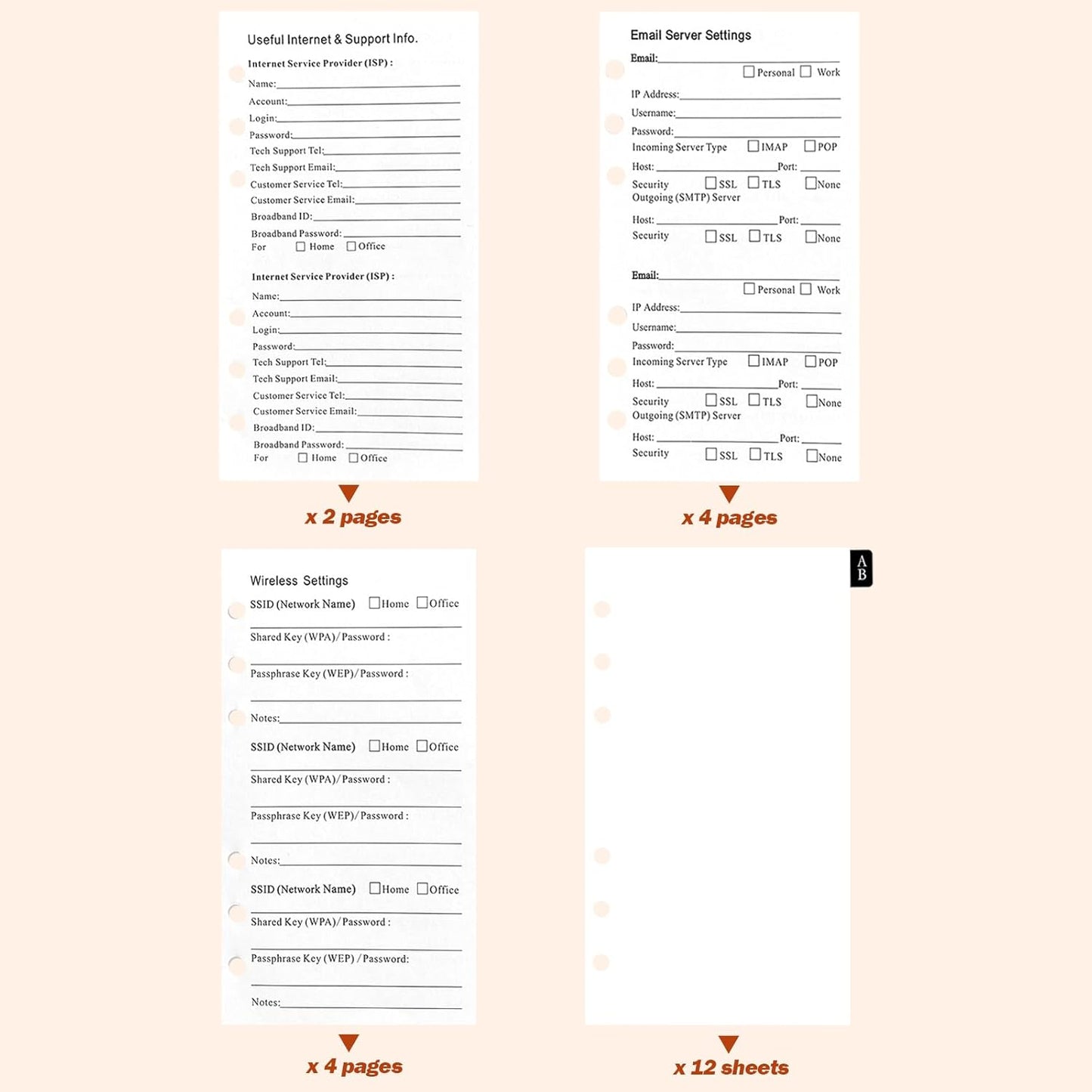BTSFTOGET Small Password Book with Alphabetical tabs. 316 Pages Lockable Password Keeper Journal Notebook for Computer & Website Logins, RED Leatherette Hardcover, 7.5in x 5.5in