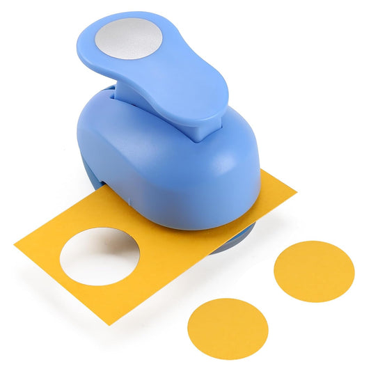LOONENG 1 Inch Circle Paper Punch - Create Perfect Circles for Handmade Craft Projects - Ideas for Scrapbooking, Card Making, DIY Photo Albums, Gift Tags, Homemade Confetti