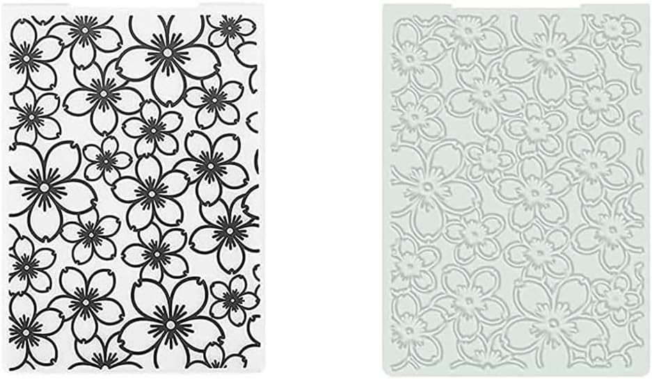 12Pcs Flower Leaf Embossing Folders DIY Craft Paper Card Embossing Template Stencil Paper Card Decorating Mold Plastic Embossing Machine Template for Card Making Scrapbooking Photo Album Decoration