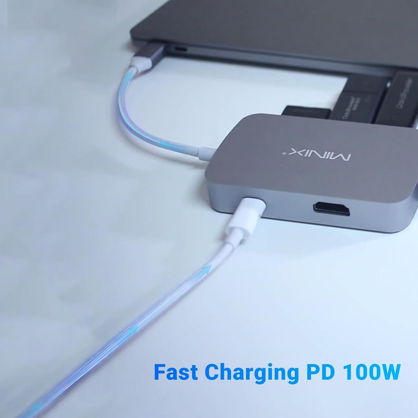 MINIX USB C Adapter, 7 in 1 USB C Hub Muliport Adapter 4K HDMI,Gigabit Ethernet, 2 USB 3.0, 100W PD Charging, SD/TF Card Reader, Compatible with MacBook Pro/Air, iPad Air/Pro, iMac, Laptop, PC