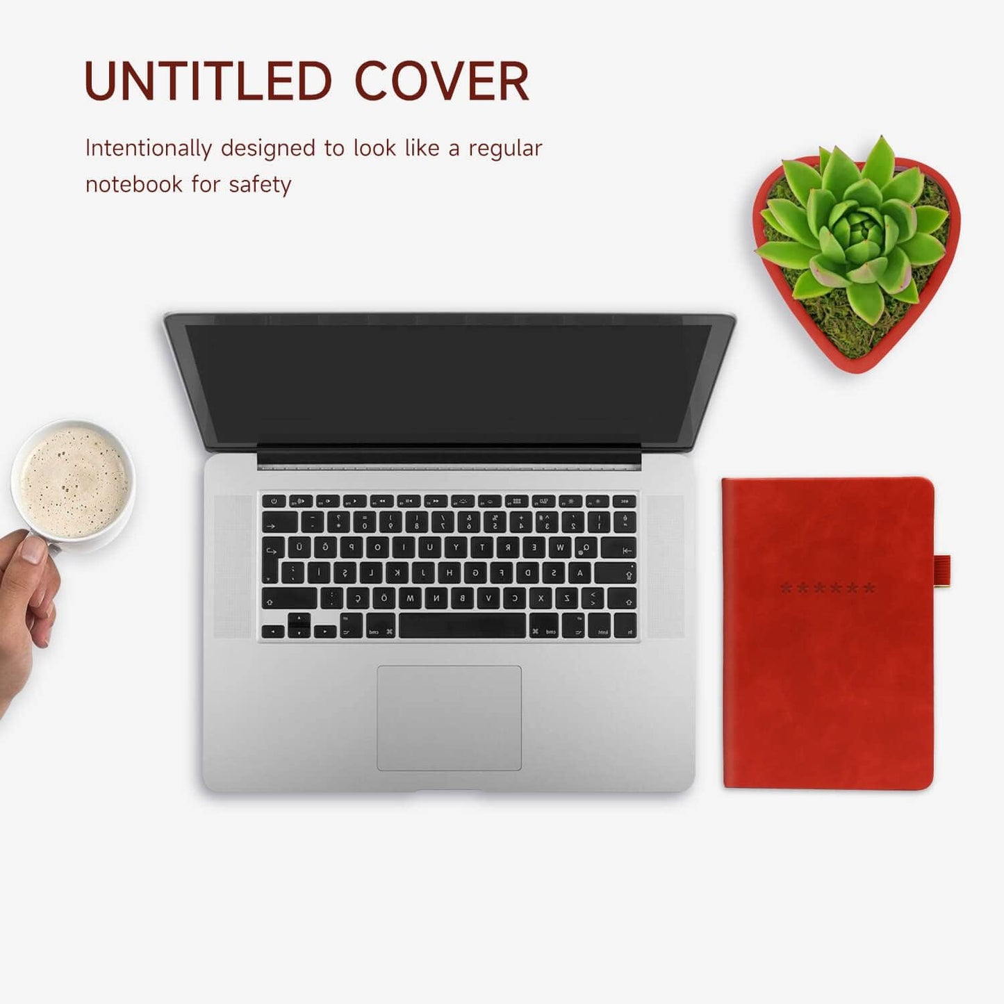 Password Book with Alphabetical Tabs – Hardcover Internet Address & Password Organizer – Password Keeper Notebook for Computer & Website – 5.2 x 7.6 Log-in Password Journal w/Thick Paper (Red)