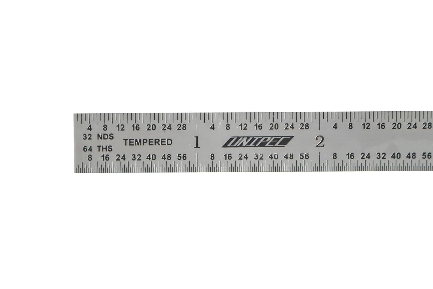 6 Inch Precision Rule, 4R (8ths, 16ths, 32nds, 64ths), Made in US, Metal Working and Fabrication, Carpentry, Woodworking and More (Flexible, 6 Inch)