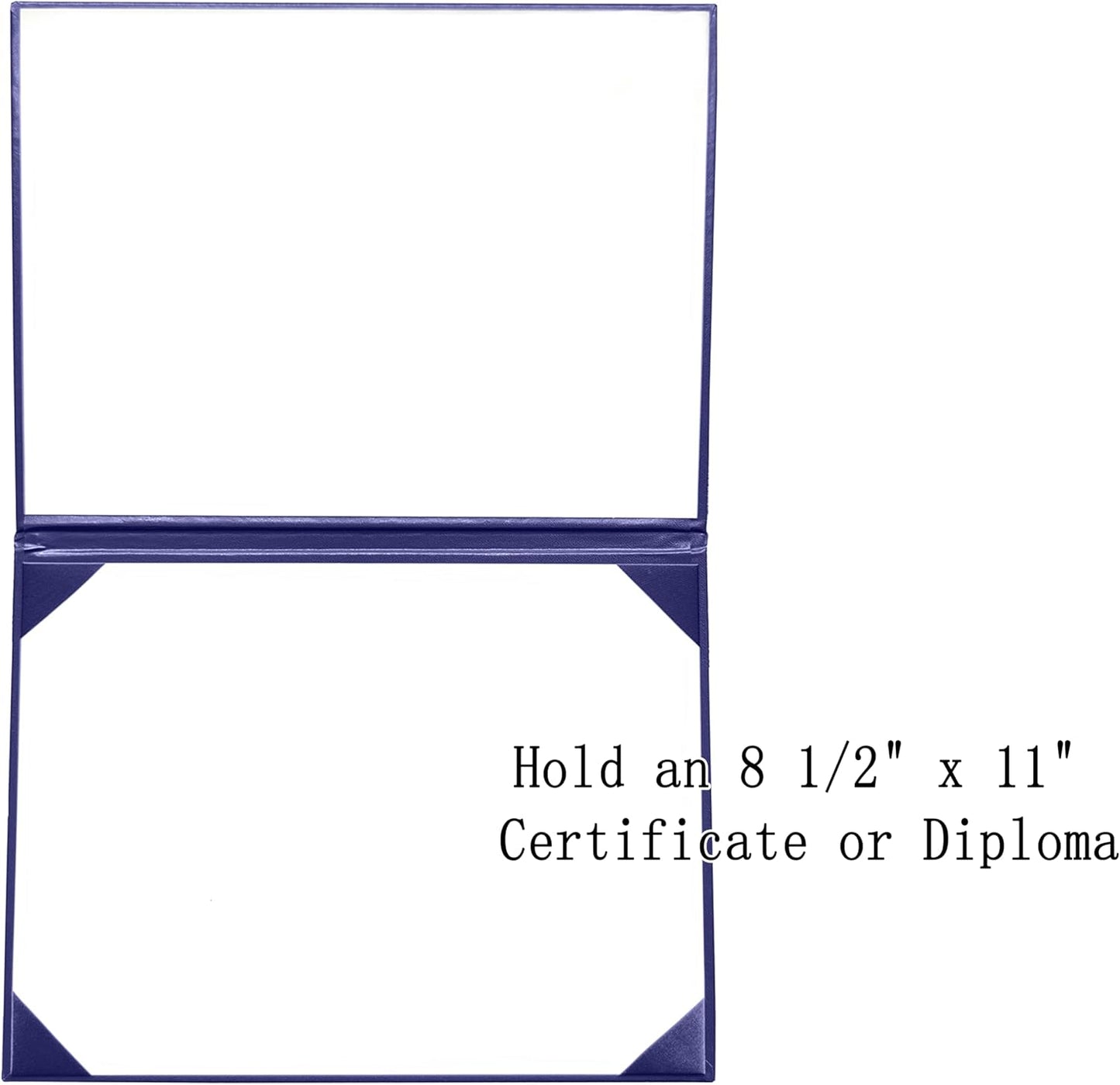 5 PCS Smooth Diploma Certificate Cover 8 1/2" x 11" Purple