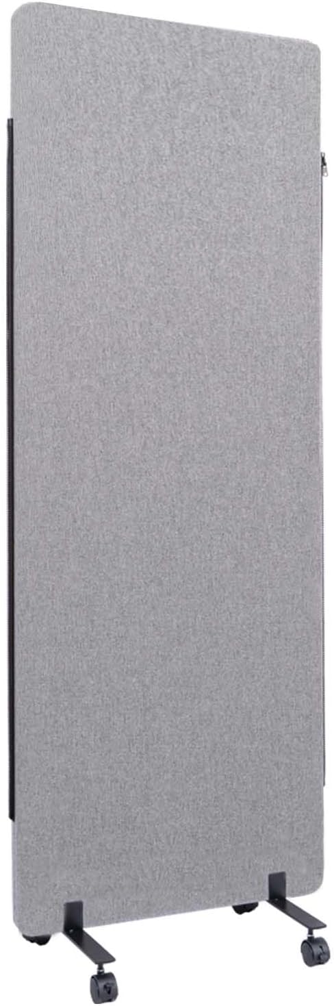 Office Partitions with Wheels, Sound Proof Dividers Privacy Panel Partition Wall, Portable Acoustic Office Walls Dividers, Freestanding Temporary Wall Cubicle Wall for Classroom, School