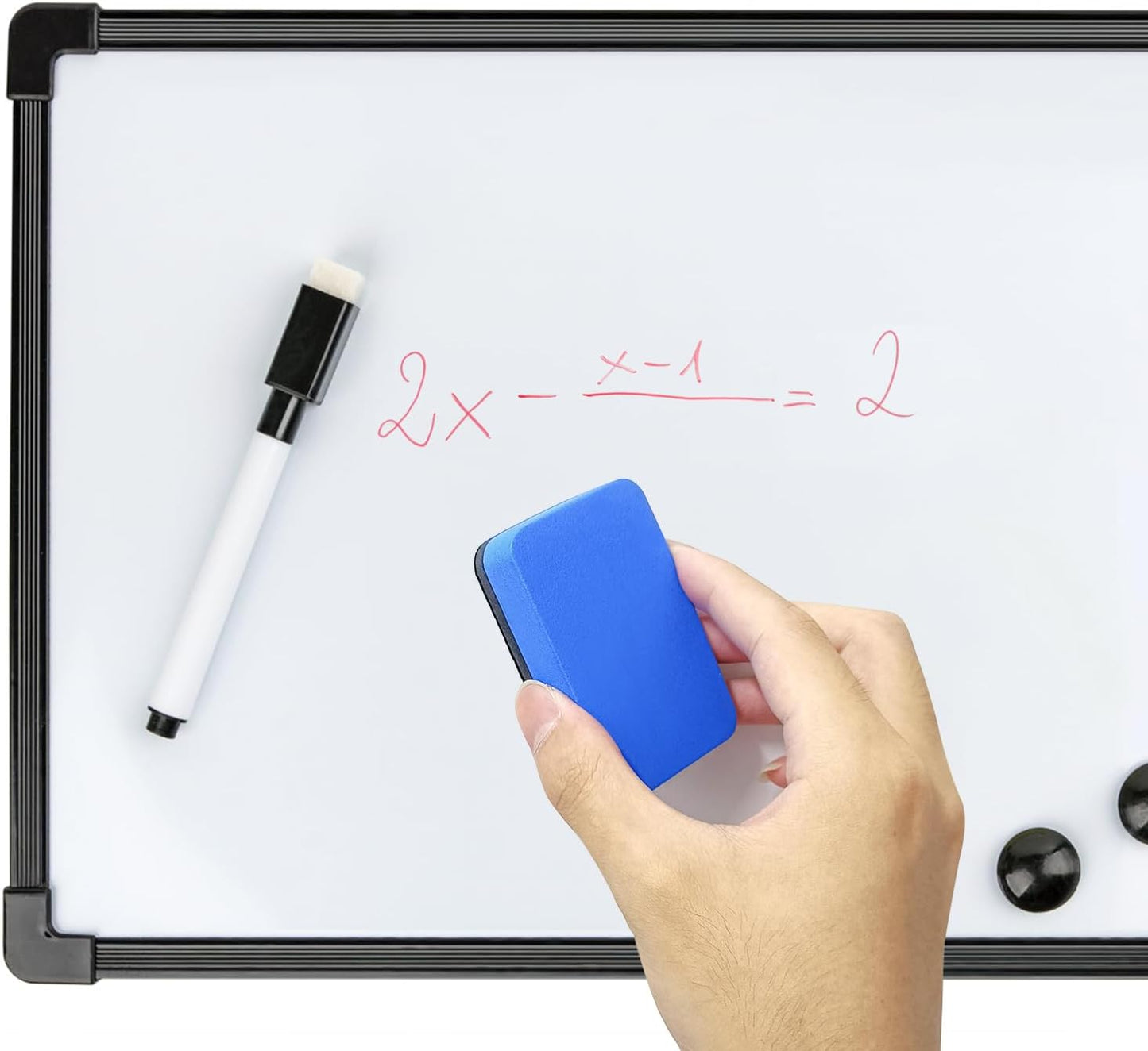 Dry Erase Eraser,8 Pack Magnetic Whiteboard Erasers,Rectangle Dry Erase Board Erasers for Classroom, Home, and Office(8pcs-Rectangle)