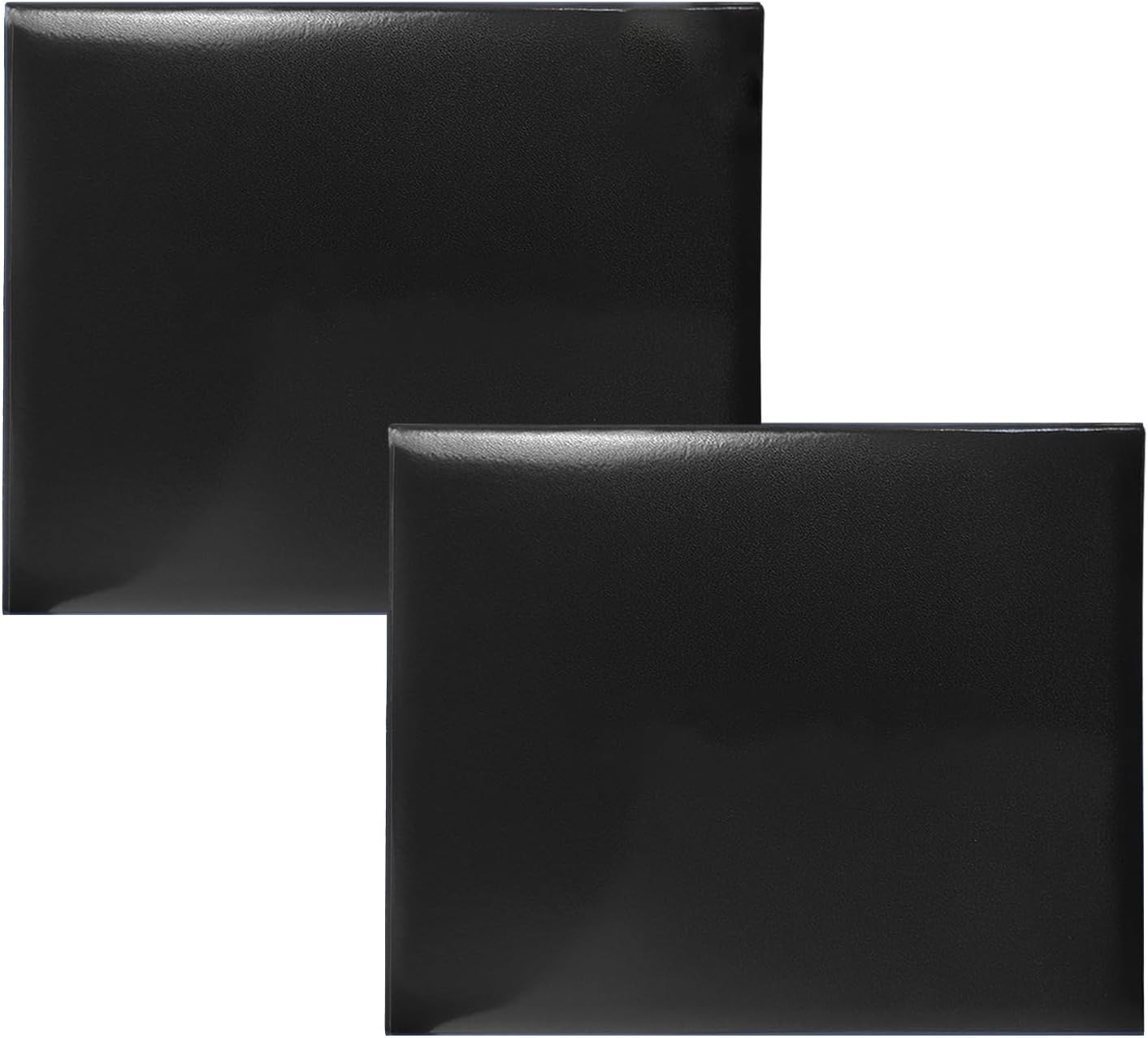 Certificate Holders 8.5"x11" Graduation Diploma Cover Document Leather Folders,Black-2 Pack