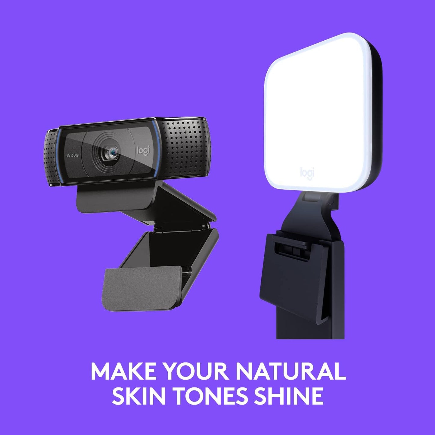 Logitech C920x HD Pro + Logitech for Creators Litra Glow - The Perfect Solution for Great on-Camera Looks