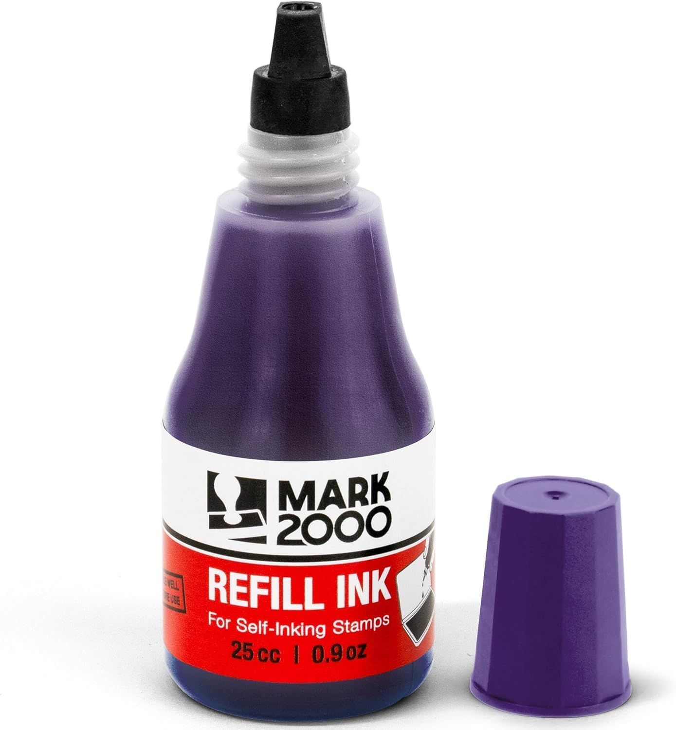 Self-Inking Refill Ink - 2 Pack - Purple - 25cc (0.9oz)