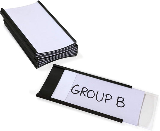 SmartSign Magnetic 'C' Channel Label Holders | 2.5" x 4" Pack of 10