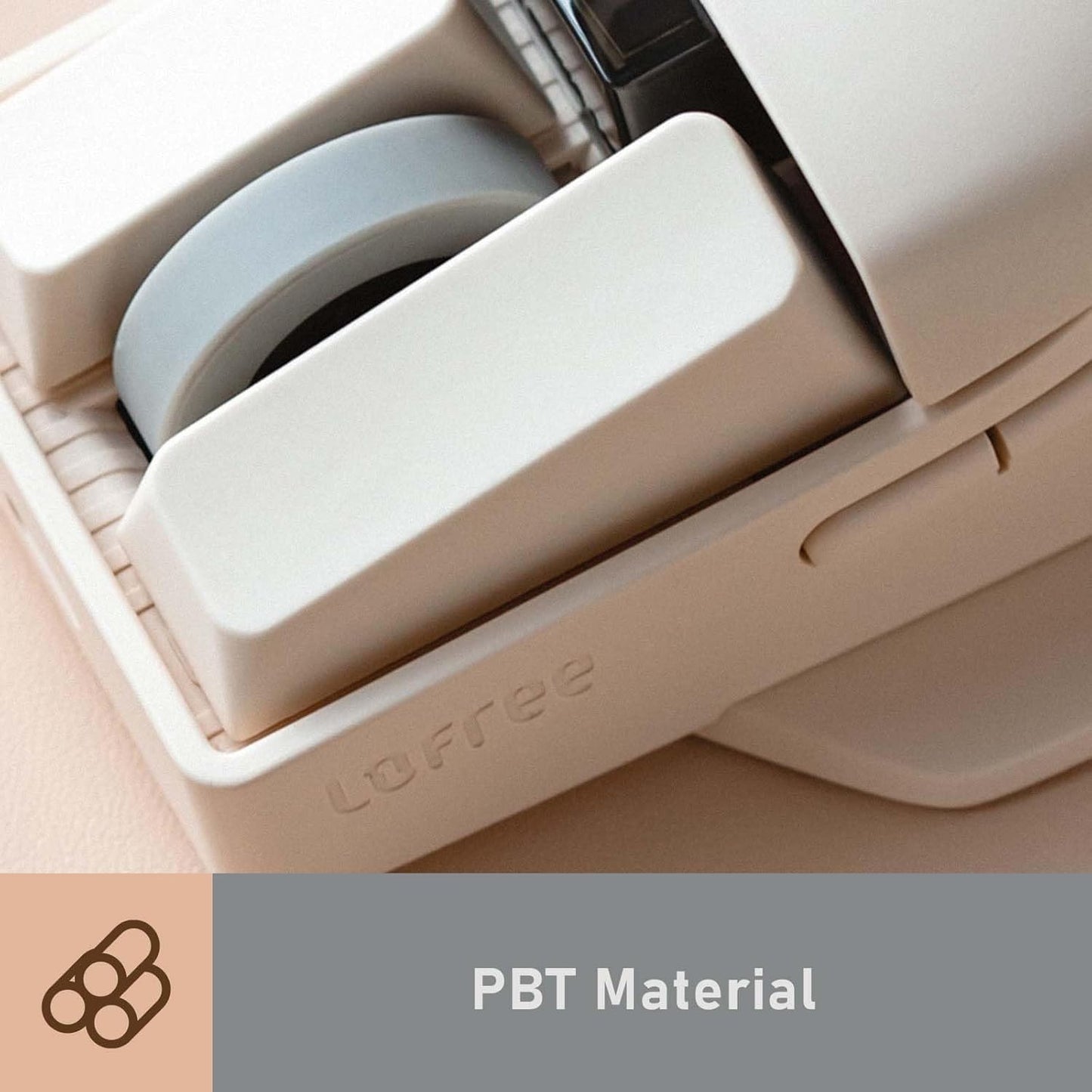 LOFREE Touch PBT Wireless Mouse with USB Receiver, Bluetooth, Wired Connection, Rechargeable, 4000 DPI with OLED Screen Compatible with Glass Surface for Mac Windows PC Notebook/Block Retro Grey