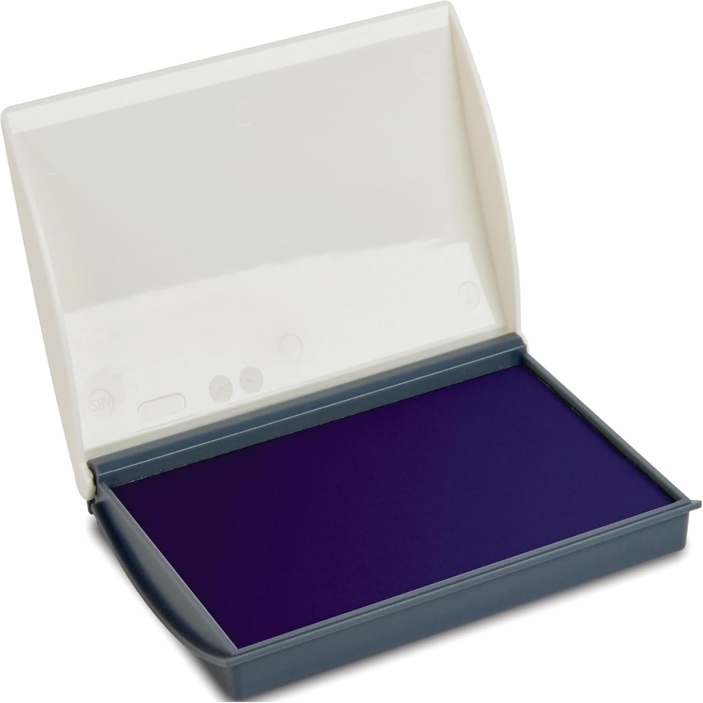 Shiny Purple Ink Stamp Pad, 2-3/4" by 4-3/8" Surface Area, Felt Stamp Pad with Purple Water-Based Stamp Ink