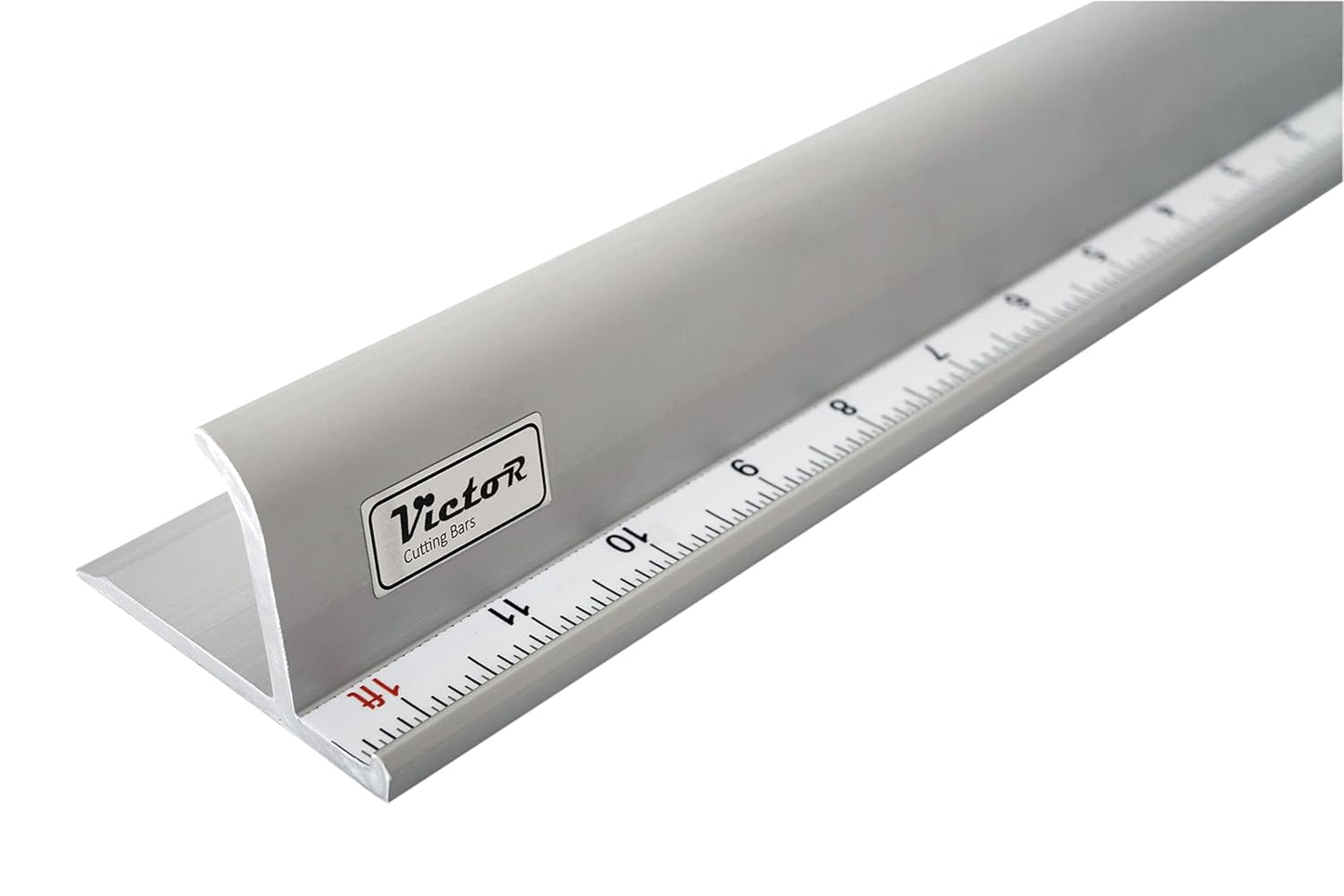 Victor 36-Inch Professional Aluminum Safety Ruler with Finger Guard Edge and Non-Slip Base - Ideal for Large-Scale Precision Cutting - Heavy-Duty Cutting Ruler for Safe Use