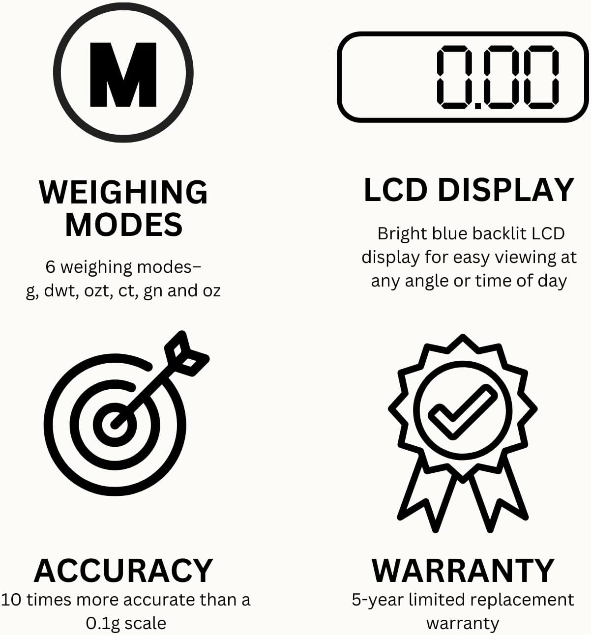 GemOro Platinum XP500 | Durable Precise Jewelers Countertop Portable Pocket Scale | Digital Precision Tool with Expert Professional Reading & Accuracy 500g x 0.01g Readability (Silver)