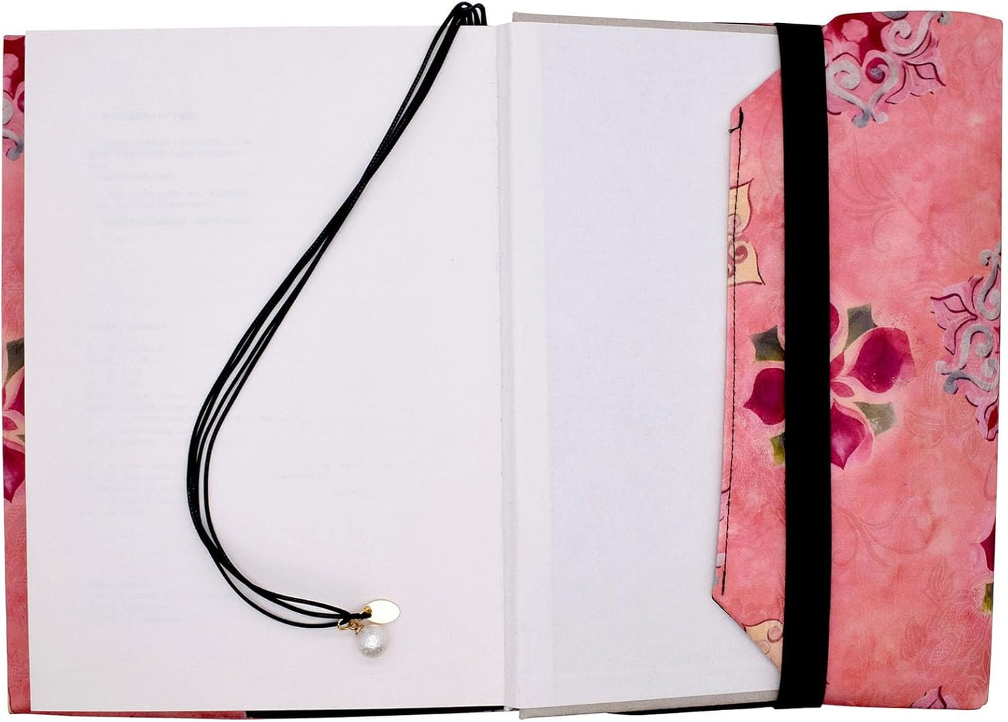 BLBMH Flower Book Covers for Paperbacks Handmade Bookcover Fit for 5.5x8.5 inch Adjustable Fabric Softcover Protector for Women Book Lovers Gifts - XC Pink 8.5in