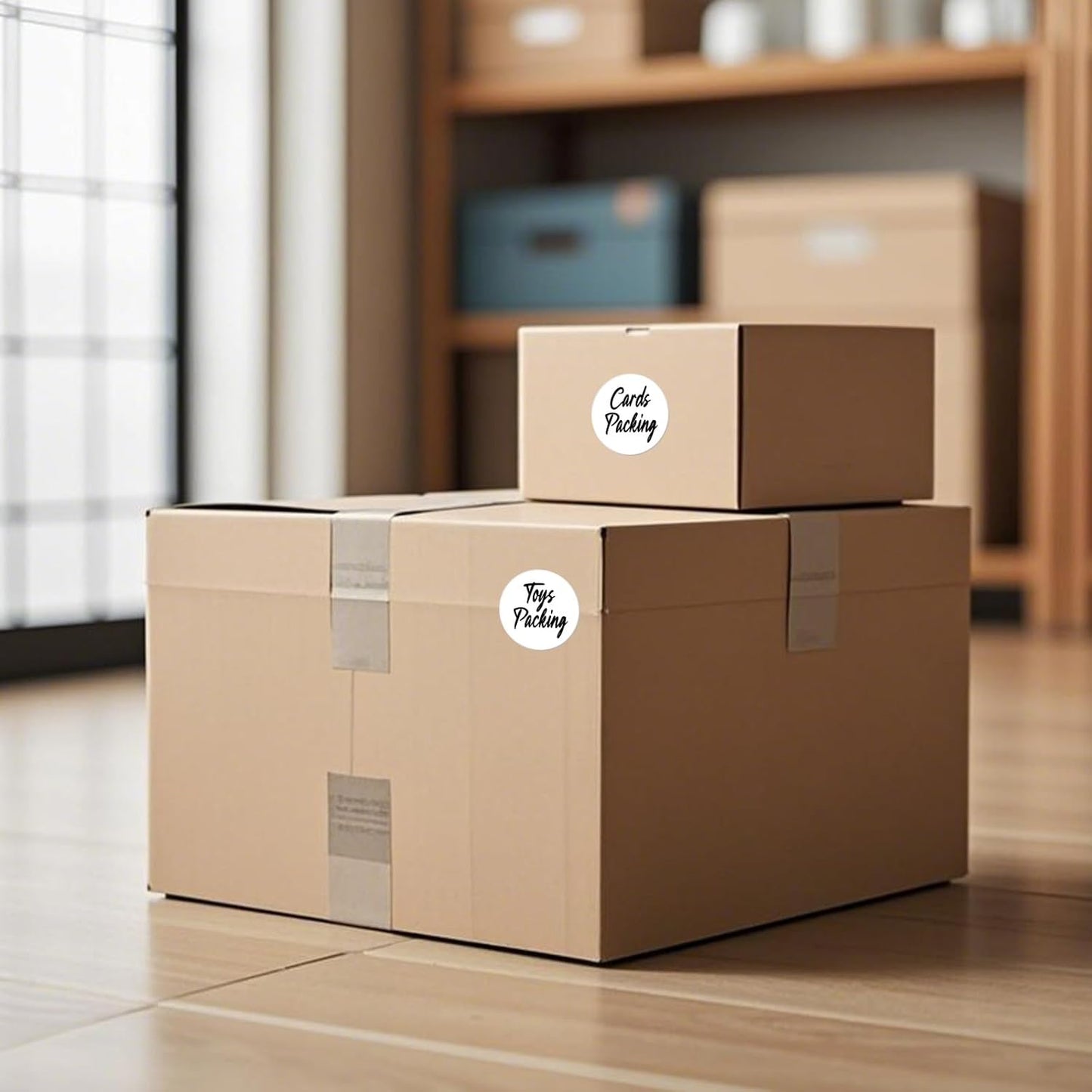 500 PCS White Dots Stickers 2 Inch Vinyl Color Coding Round Sticker Removable Writable Circle Labels Roll for Office Inventory Garage Yard Sale Tag