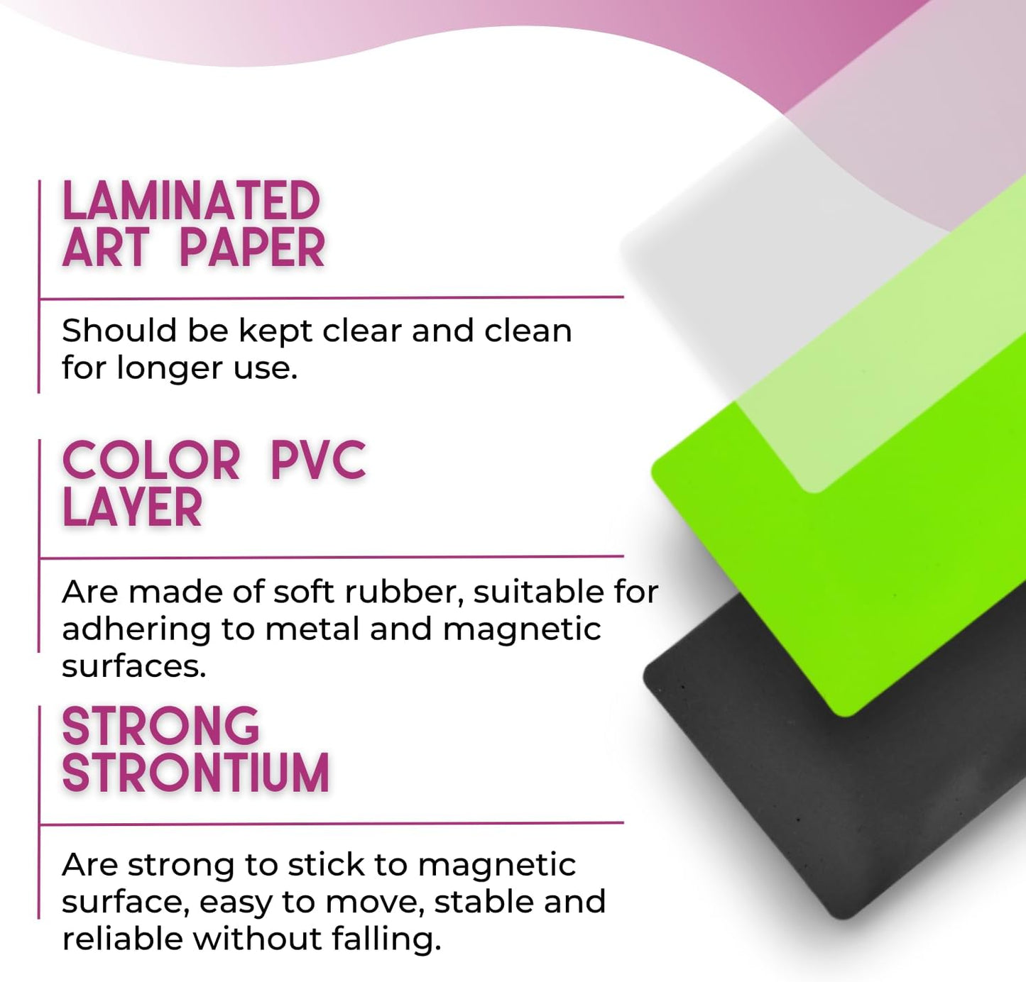 Availey 40 Pieces (4 x 1.8") - Full Colored Magnetic Dry Erase Labels - Reusable Strips for Classroom Home Office Garage Refrigerator Blank Writable Erasable Cards Name Tags Students Locker Shelf