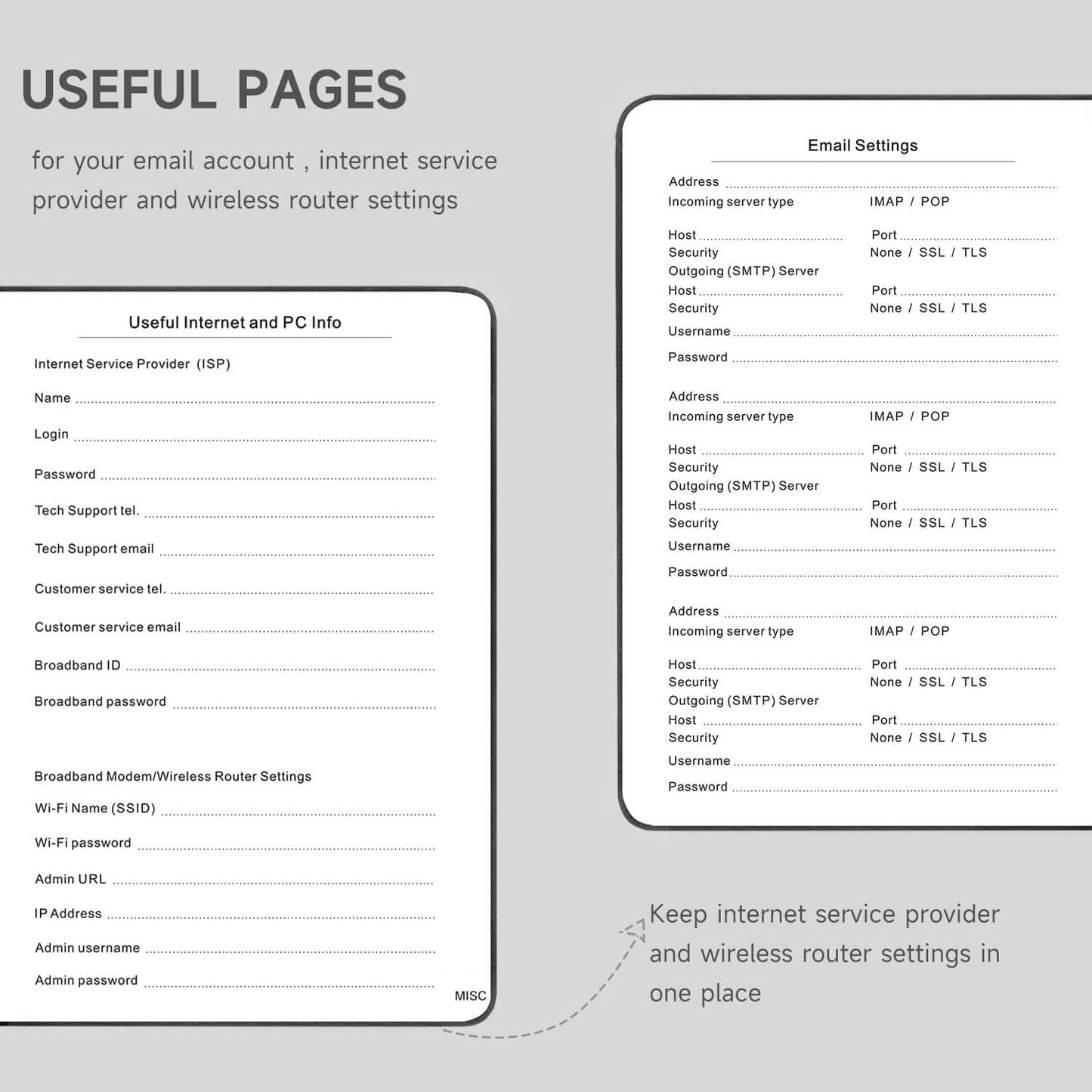 Password Book with Alphabetical Tabs – Hardcover Internet Address & Password Organizer – Password Keeper Notebook for Computer & Website – 5.2 x 7.6" Log-in Password Journal w/Thick Paper (Black)