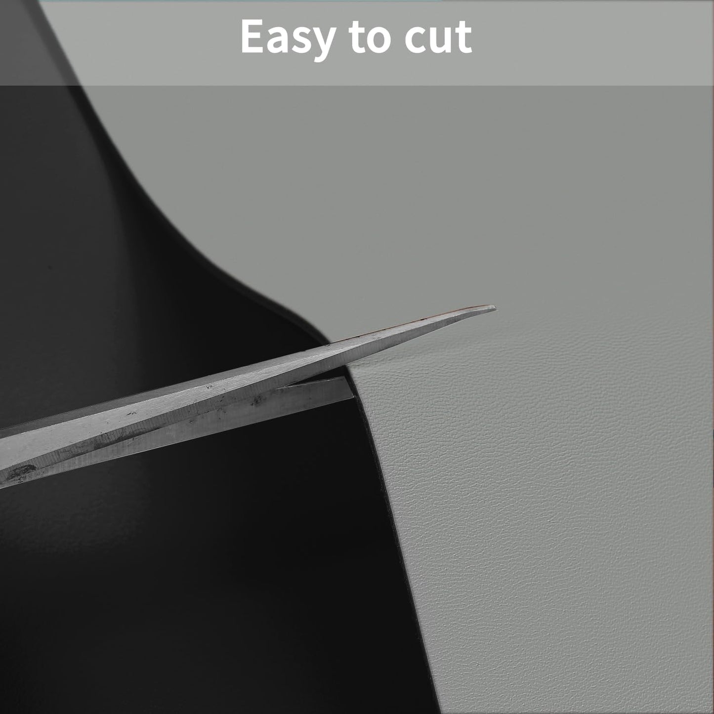 Leather Table Cover,1.8mm Thick,42x66 Inch Table Protector,Table Protector for Dining Room Table,Dining Table Cover,Table Cover Protector,Dining Table Pad Protector(Black+Gray,42x66)