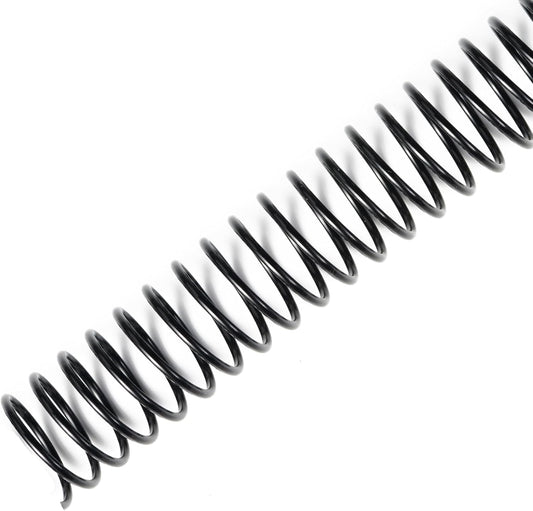 TOTiyea 50 Pack Plastic Spiral Binding Coils,20mm(3/4 ") Binding Spirals,170 Sheet Capacity,4:1 Pitch, Black