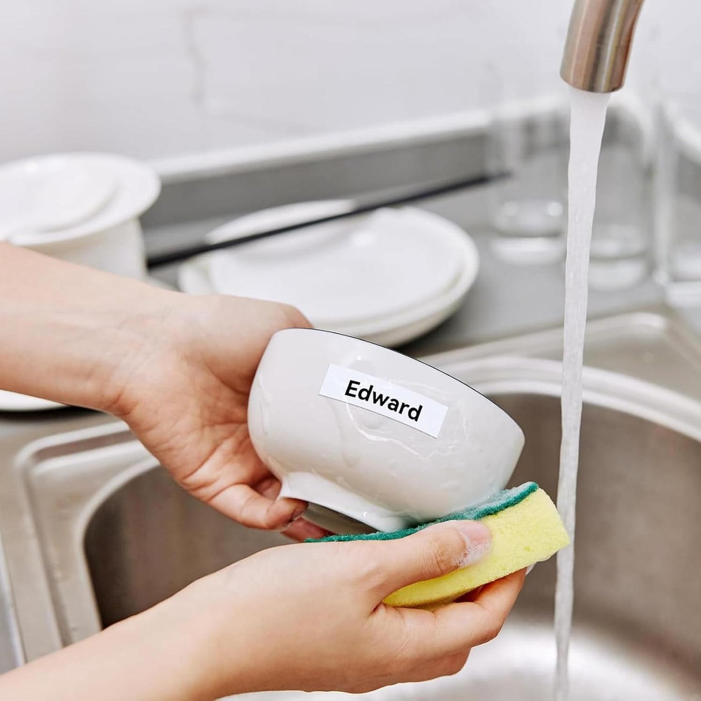 TZe Tz Tape 18mm 0.7 Laminated White Compatible for Brother Label Maker, 3/4 inch P-Touch TZe-241 TZc-241 Refills for Ptouch PT-1890 PT-D600 PT-D400 D410 PT-1880, Black Ink on White, 4 Pack